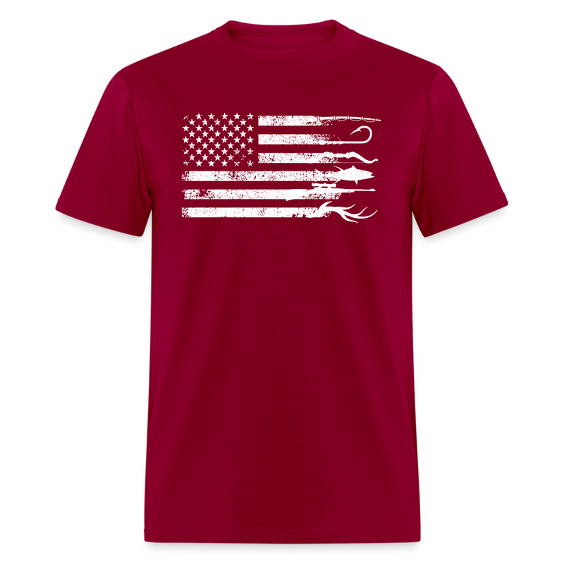 American hunter T-Shirt - dark red