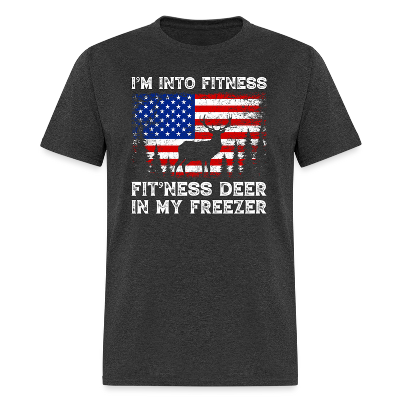 I'm Into Fitness T-Shirt - heather black