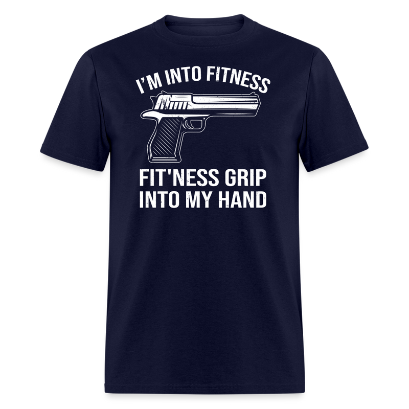 Fit'ness Grip Into My Hand T-Shirt - navy