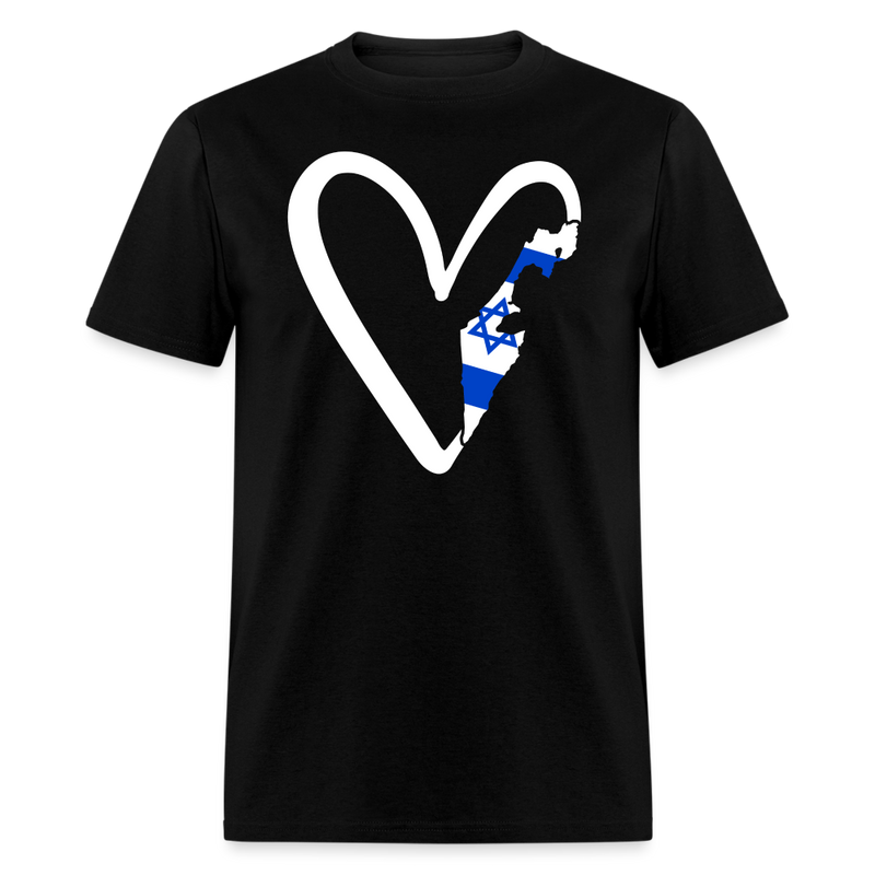 Love For Israel T-Shirt - black