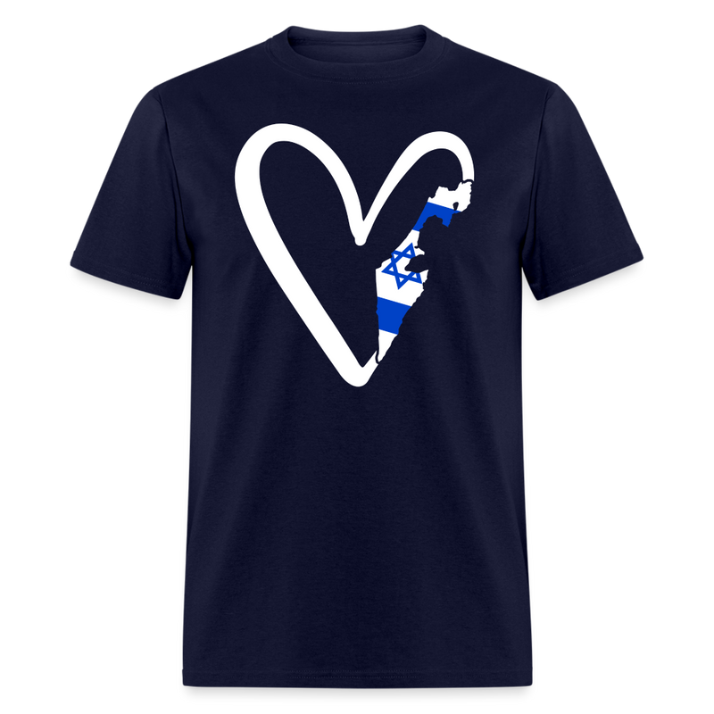 Love For Israel T-Shirt - navy