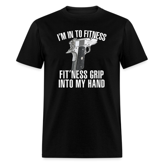 Fitness Grip T-Shirt - black