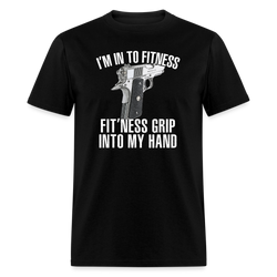 Fitness Grip T-Shirt - black