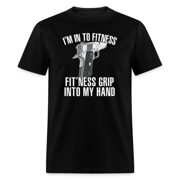 Fitness Grip T-Shirt - black