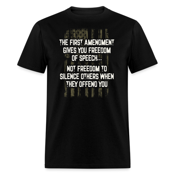 First Amend T-Shirt - black