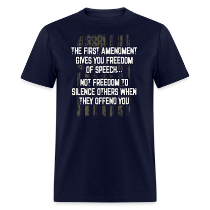 First Amend T-Shirt - navy