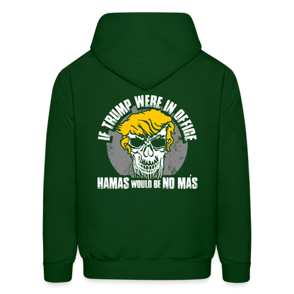 Hamas No Mas Hoodie - forest green