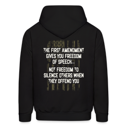 First Amend Hoodie - black