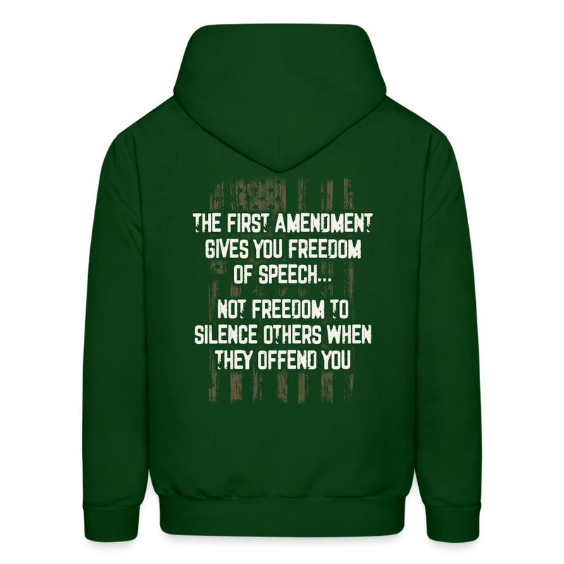 First Amend Hoodie - forest green