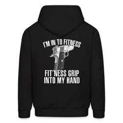 Fitness Grip Hoodie - black