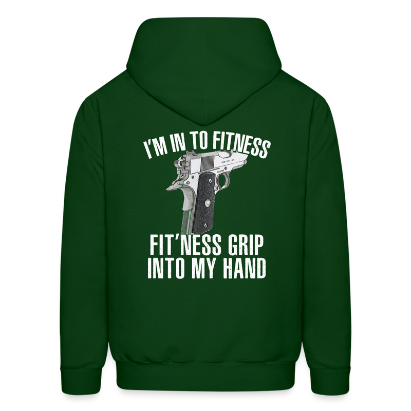 Fitness Grip Hoodie - forest green