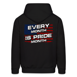Every Month Is Pride Hoodie - black