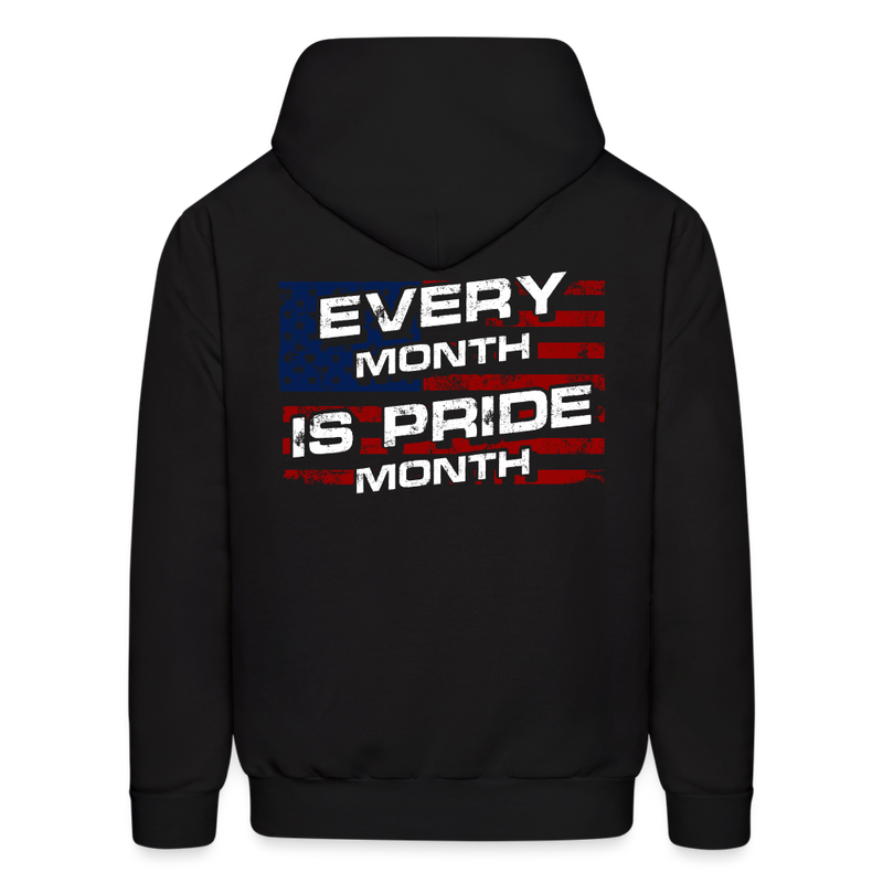 Every Month Is Pride Hoodie - black