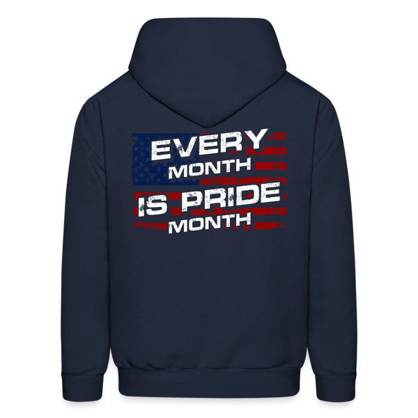 Every Month Is Pride Hoodie - navy
