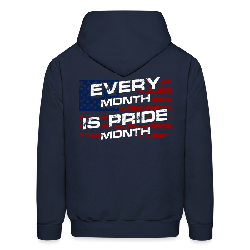 Every Month Is Pride Hoodie - navy
