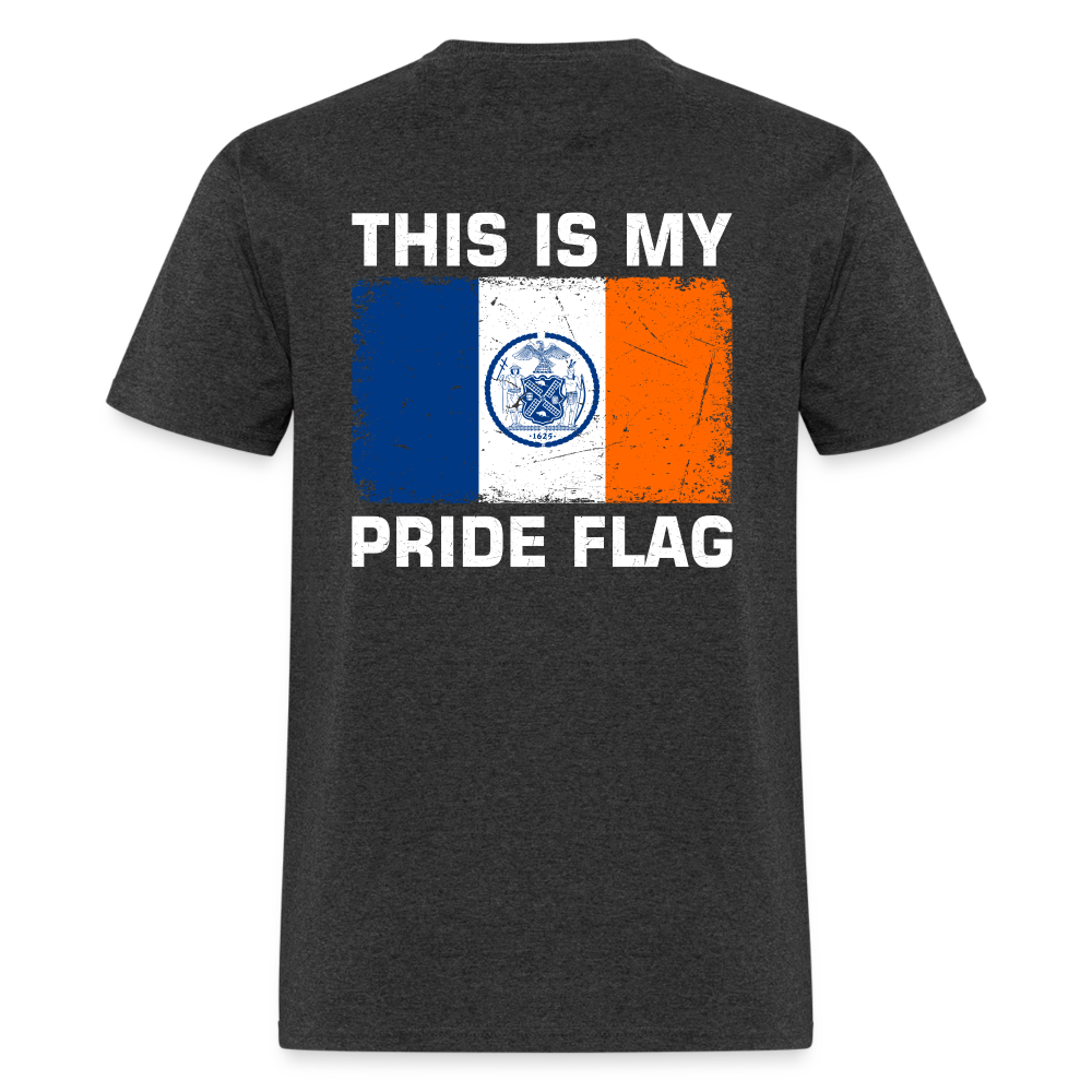 This Is My Pride Flag - New York T-Shirt - heather black