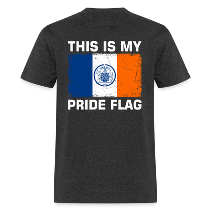 This Is My Pride Flag - New York T-Shirt - heather black