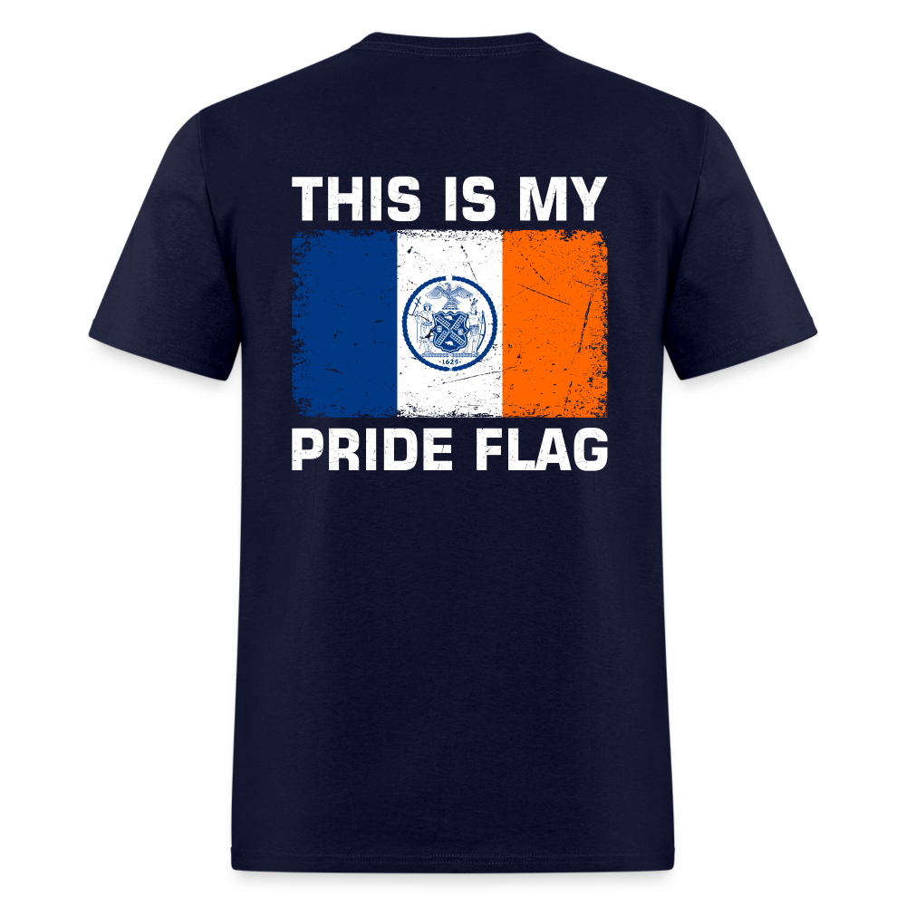 This Is My Pride Flag - New York T-Shirt - navy