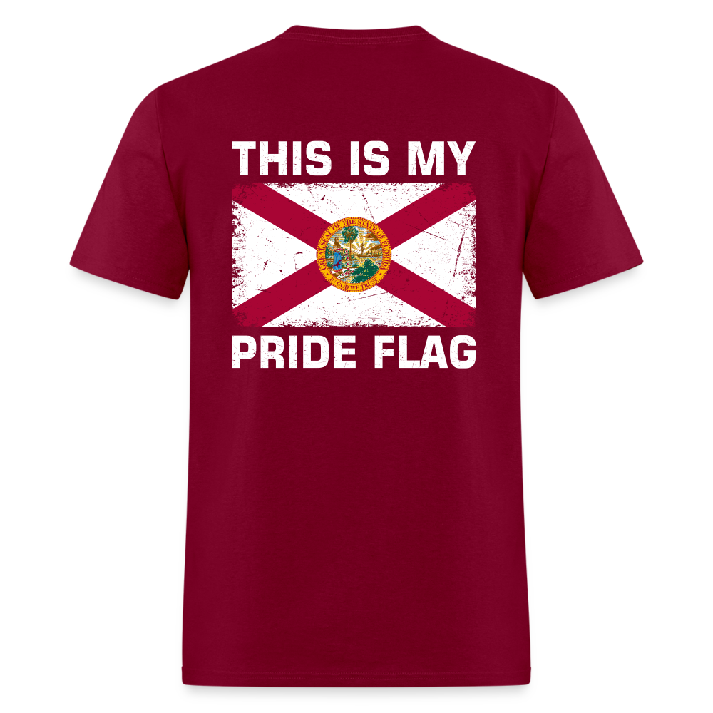 This Is My Pride Flag - Florida T-Shirt - burgundy