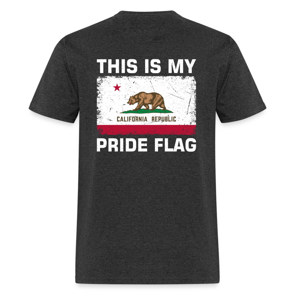 This Is My Pride Flag - California T-Shirt - heather black