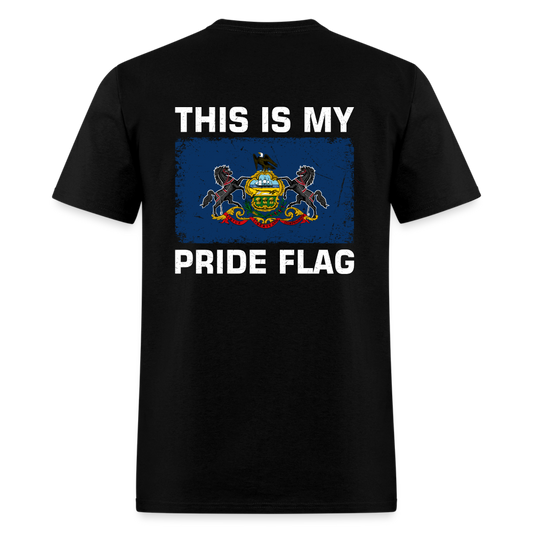 This Is My Pride Flag - Pennsylvania  T-Shirt - black