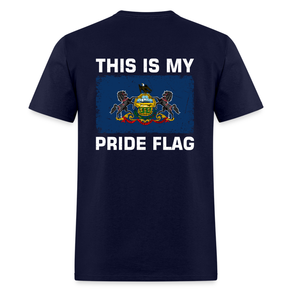 This Is My Pride Flag - Pennsylvania  T-Shirt - navy