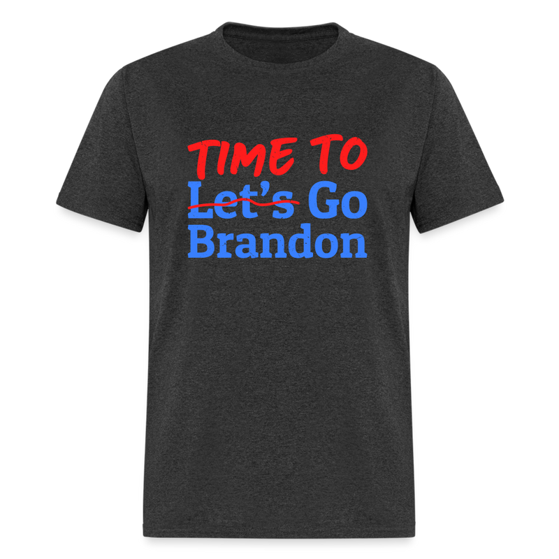 Time To Go Brandon T shirt - heather black
