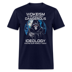 Wokeism T Shirt - navy