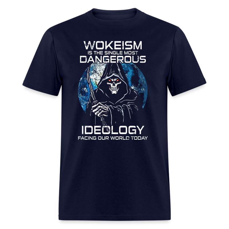 Wokeism T Shirt - navy