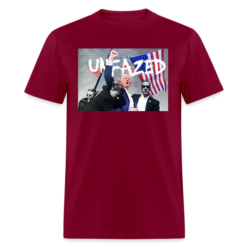 Unfazed T Shirt - burgundy