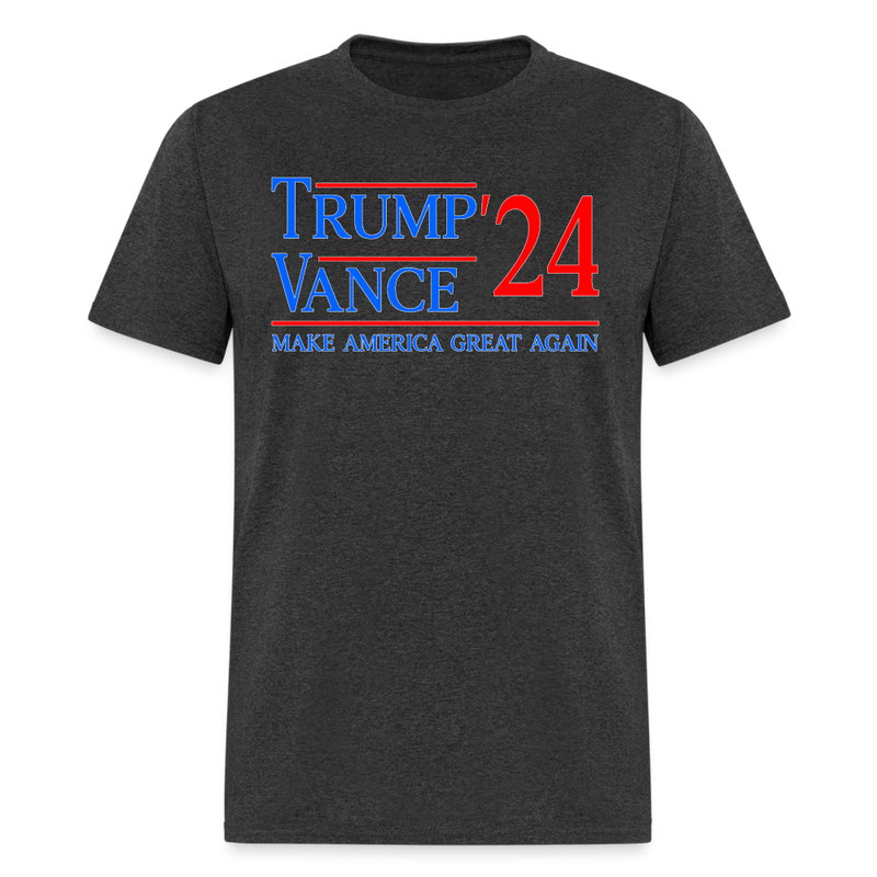 Trump Vance 24 T Shirt - heather black