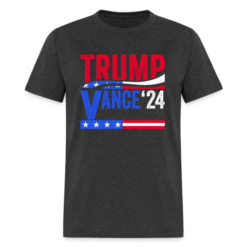 Trump Vance 24 T Shirt - heather black