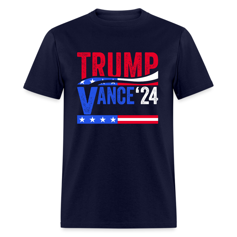 Trump Vance 24 T Shirt - navy