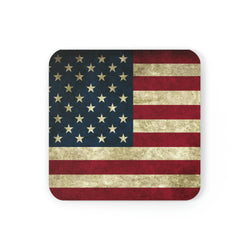 Rustic American Flag Coaster