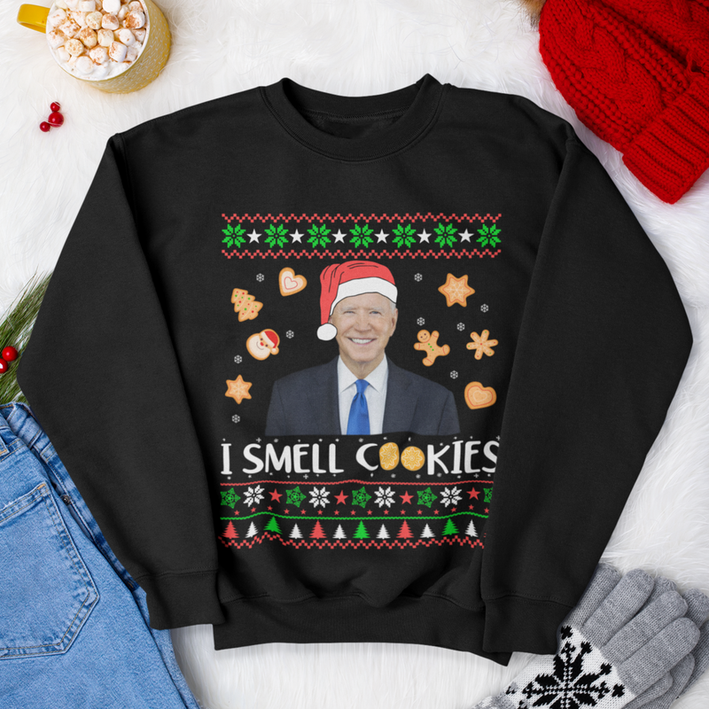 I Smell Cookies Christmas Sweater