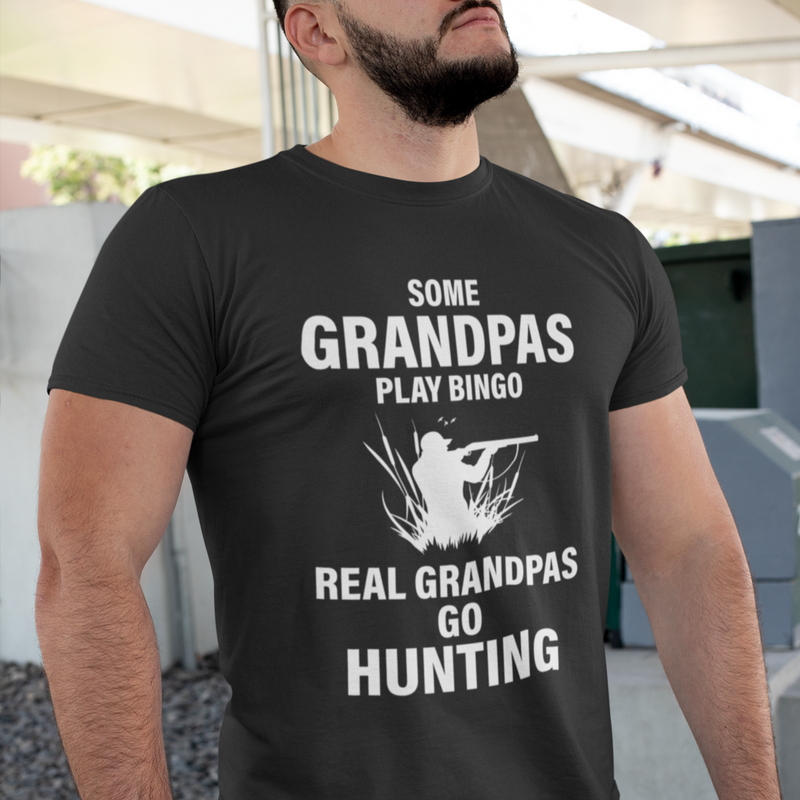 Real Grandpas Go Hunting T Shirt