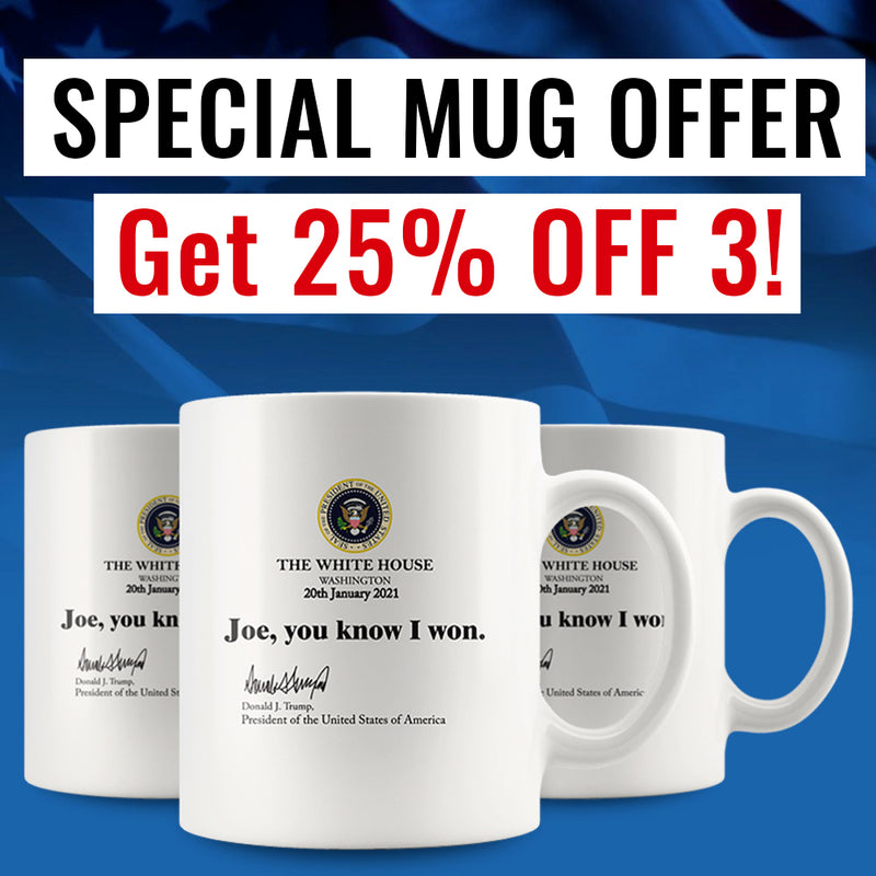 Joe You Know I Won Mug (Bundle Of 3)