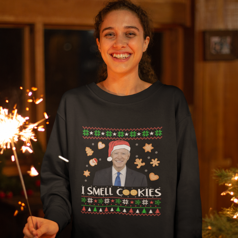 I Smell Cookies Christmas Sweater