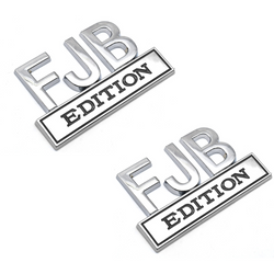 FJB Edition Fender Badge Emblem (Pack Of 2)