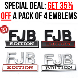 FJB Edition Fender Badge (Pack Of Four)