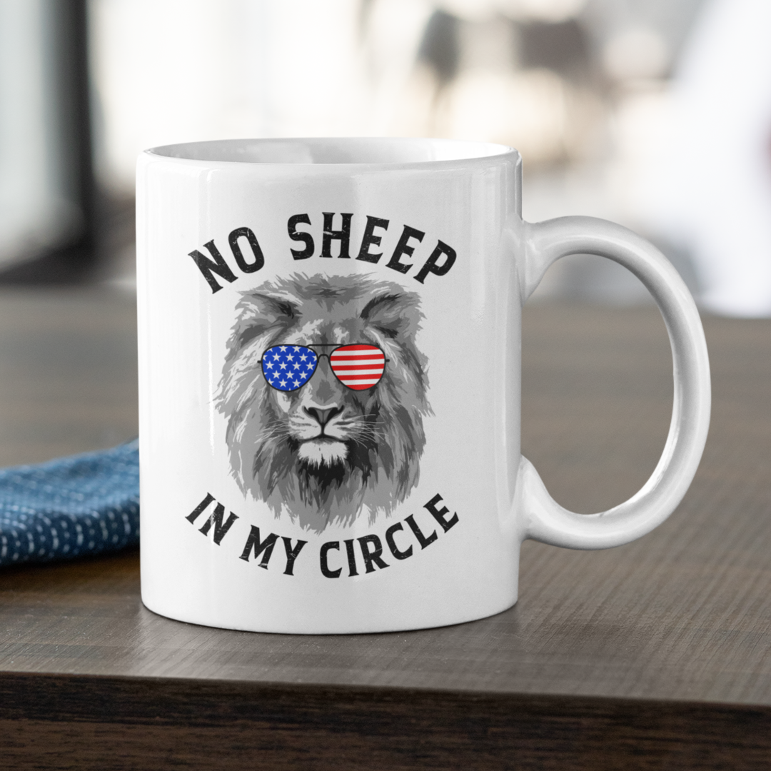No Sheep In My Circle Mug