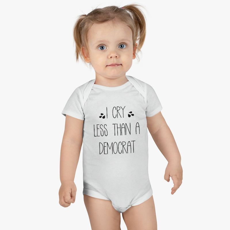 I Cry Less Than A Democrat Onesie
