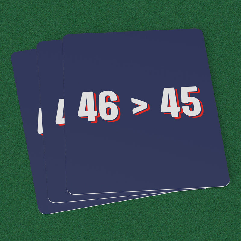46 > 45 Playing Cards