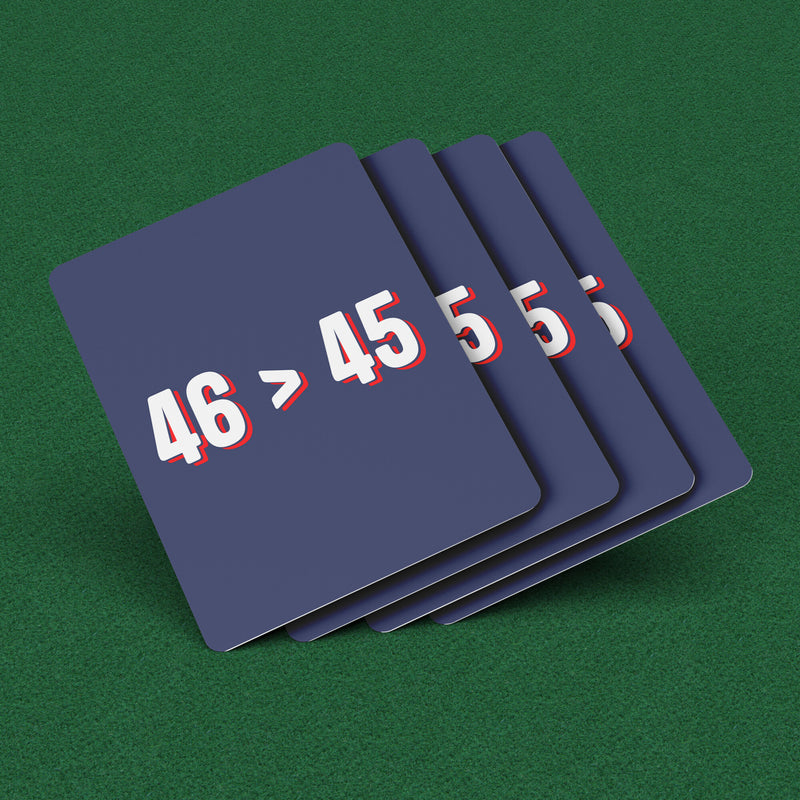 46 > 45 Playing Cards