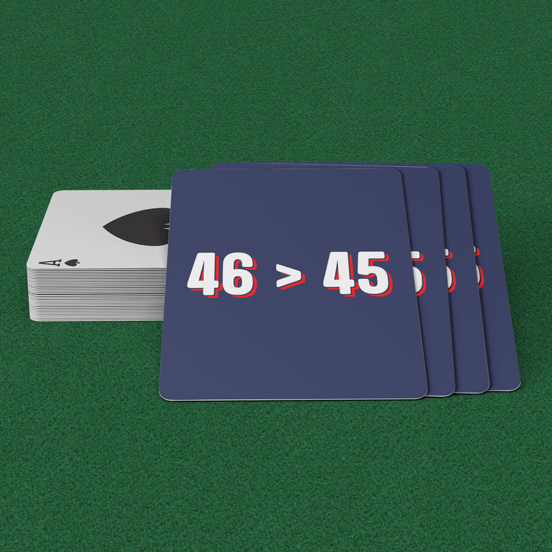 46 > 45 Playing Cards
