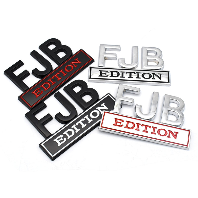FJB Edition Fender Badge Emblem (Pack Of 2)