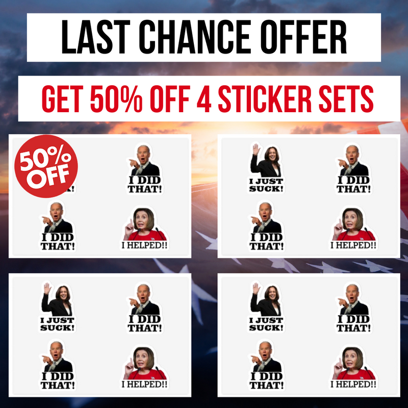 Gas Stickers (Bundle Of 4 Sticker Sets)