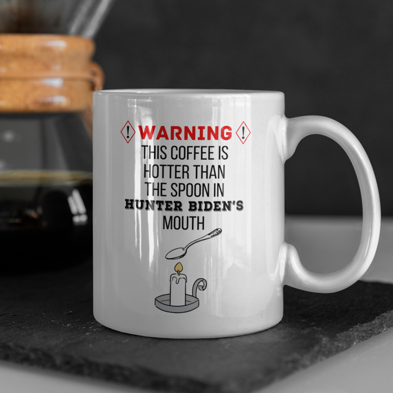 Hotter Than Spoon in Hunters Mouth Mug