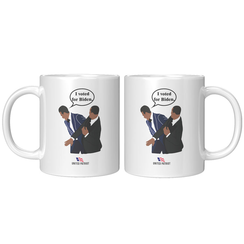 I Voted For Biden Slap Mug