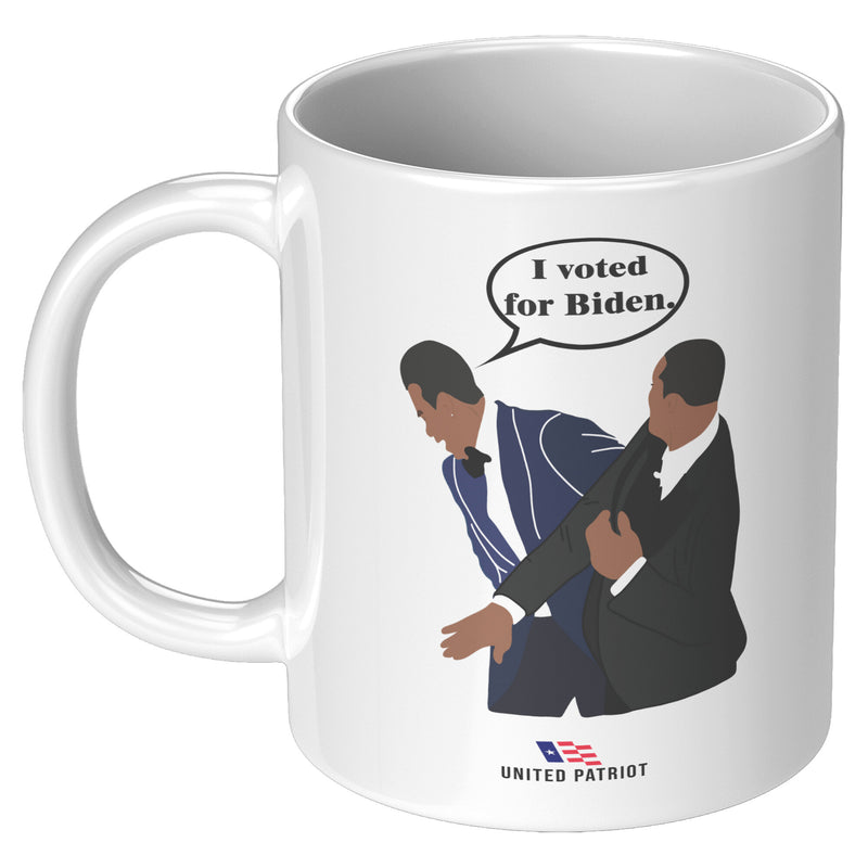 I Voted For Biden Slap Mug